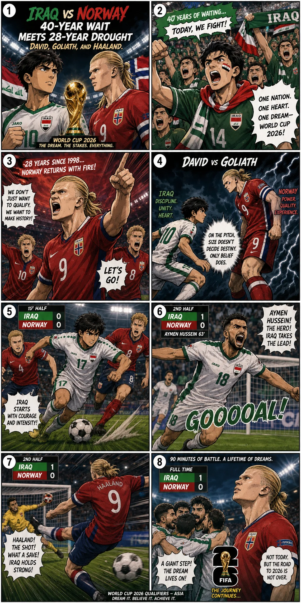 Iraq vs Norway: 40-Year Wait Meets 28-Year Drought — David, Goliath, and Haaland