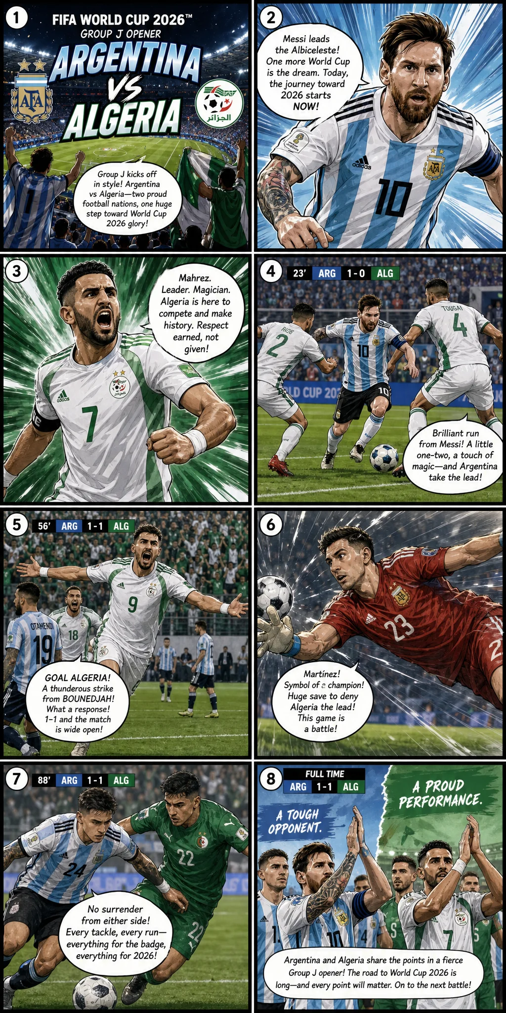Argentina vs Algeria: Group J Opener