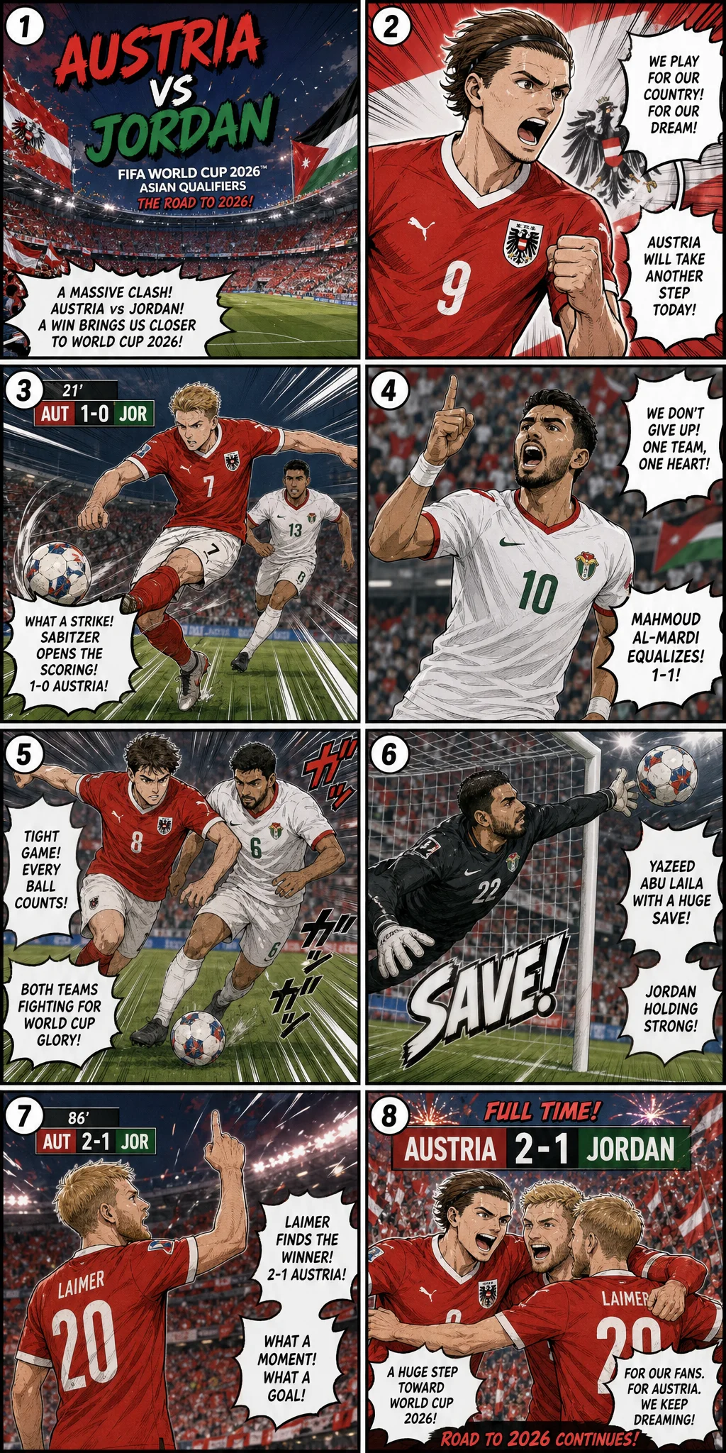Austria vs Jordan: History Meets Debut