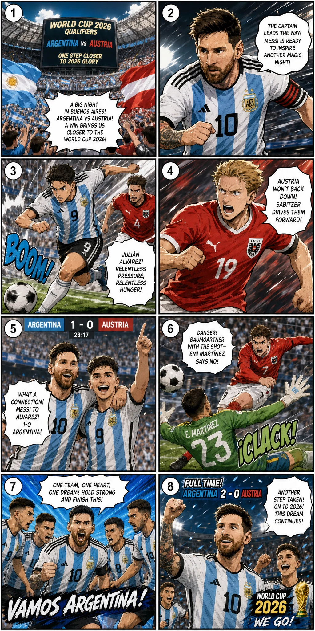 Argentina vs Austria: Clash of Philosophies
