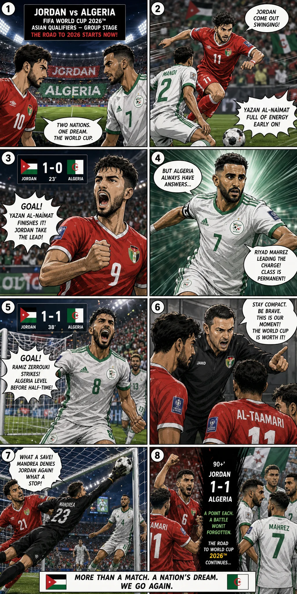 Jordan vs Algeria: The Weight of Identity