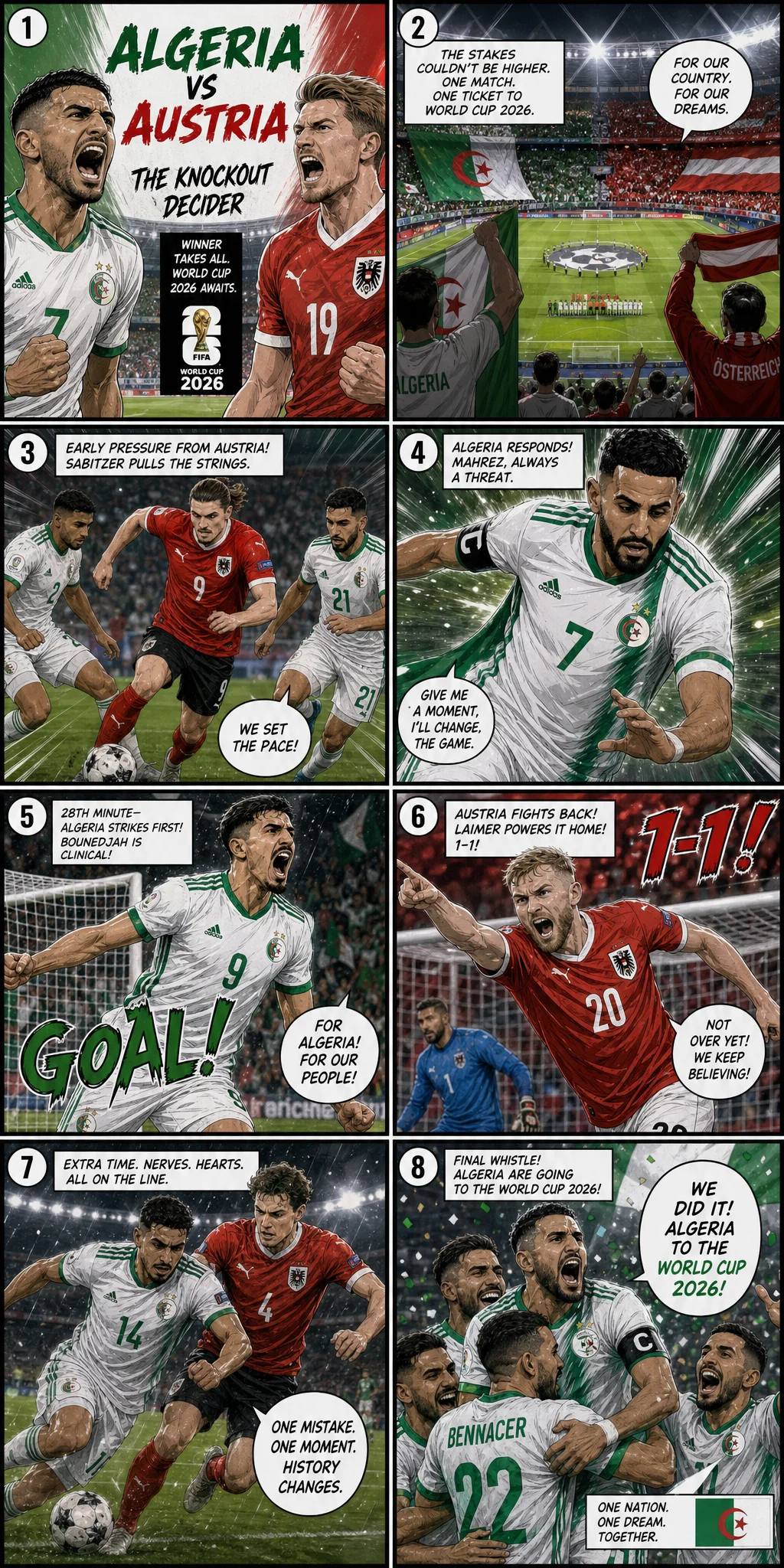 Algeria vs Austria: The Knockout Decider