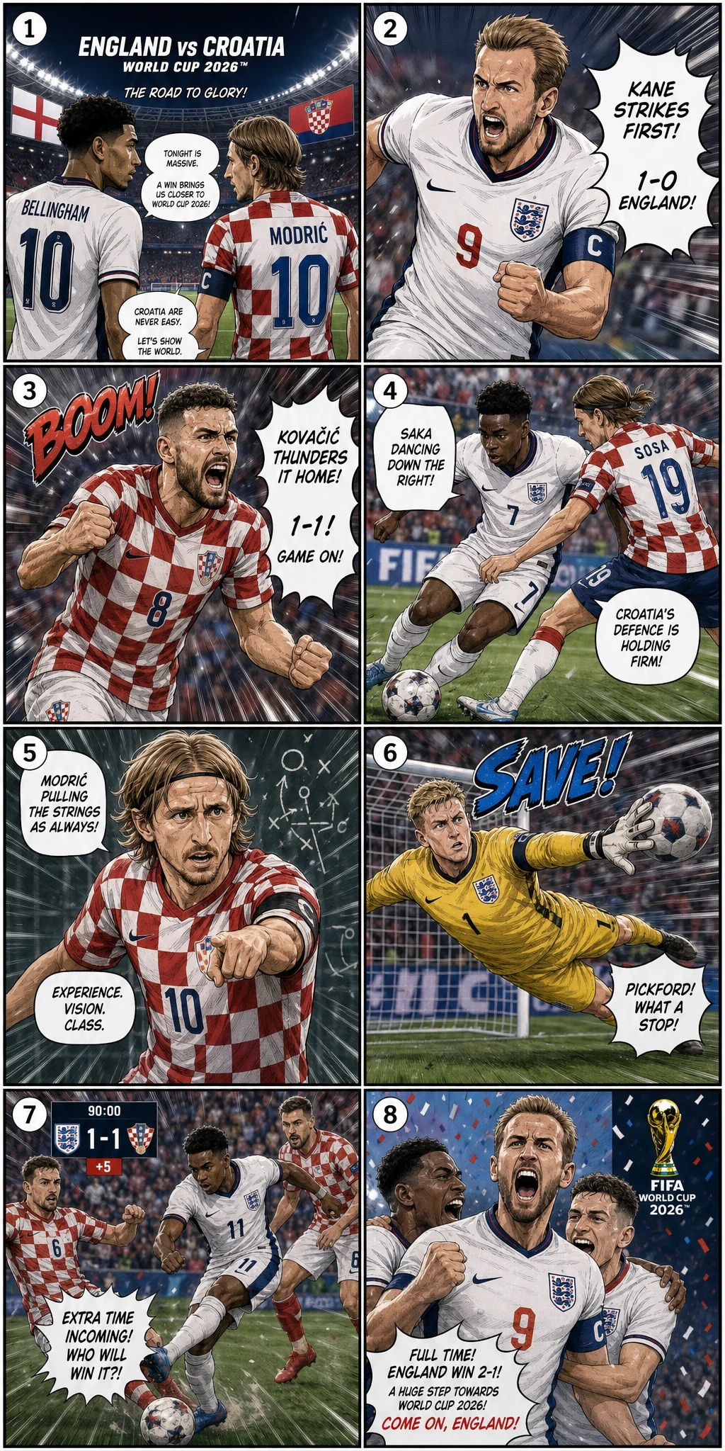 England vs Croatia