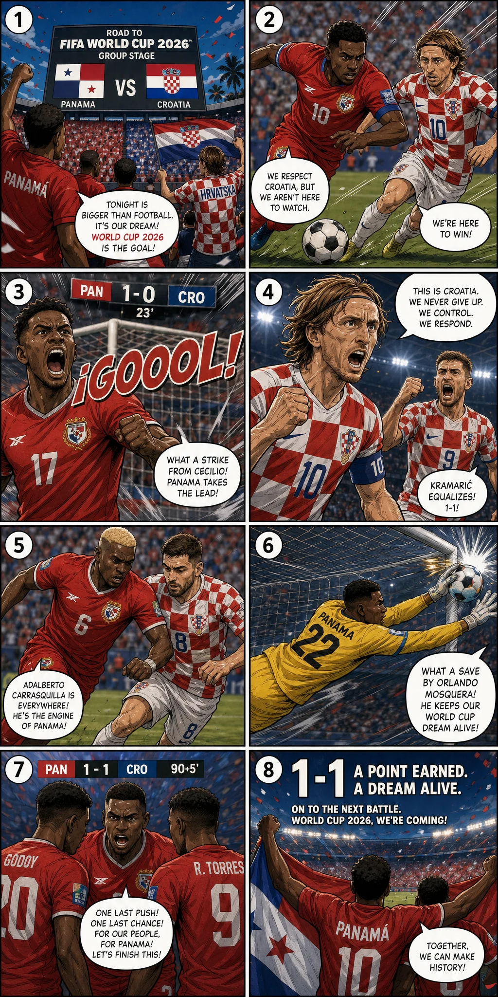 Panama vs Croatia