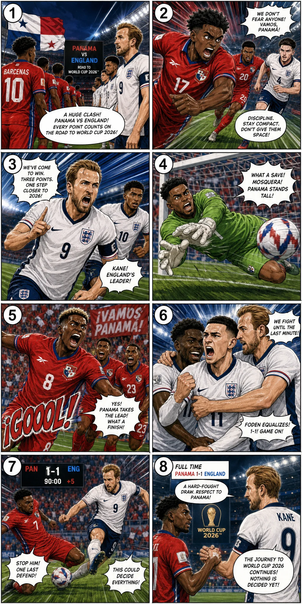 Panama vs England