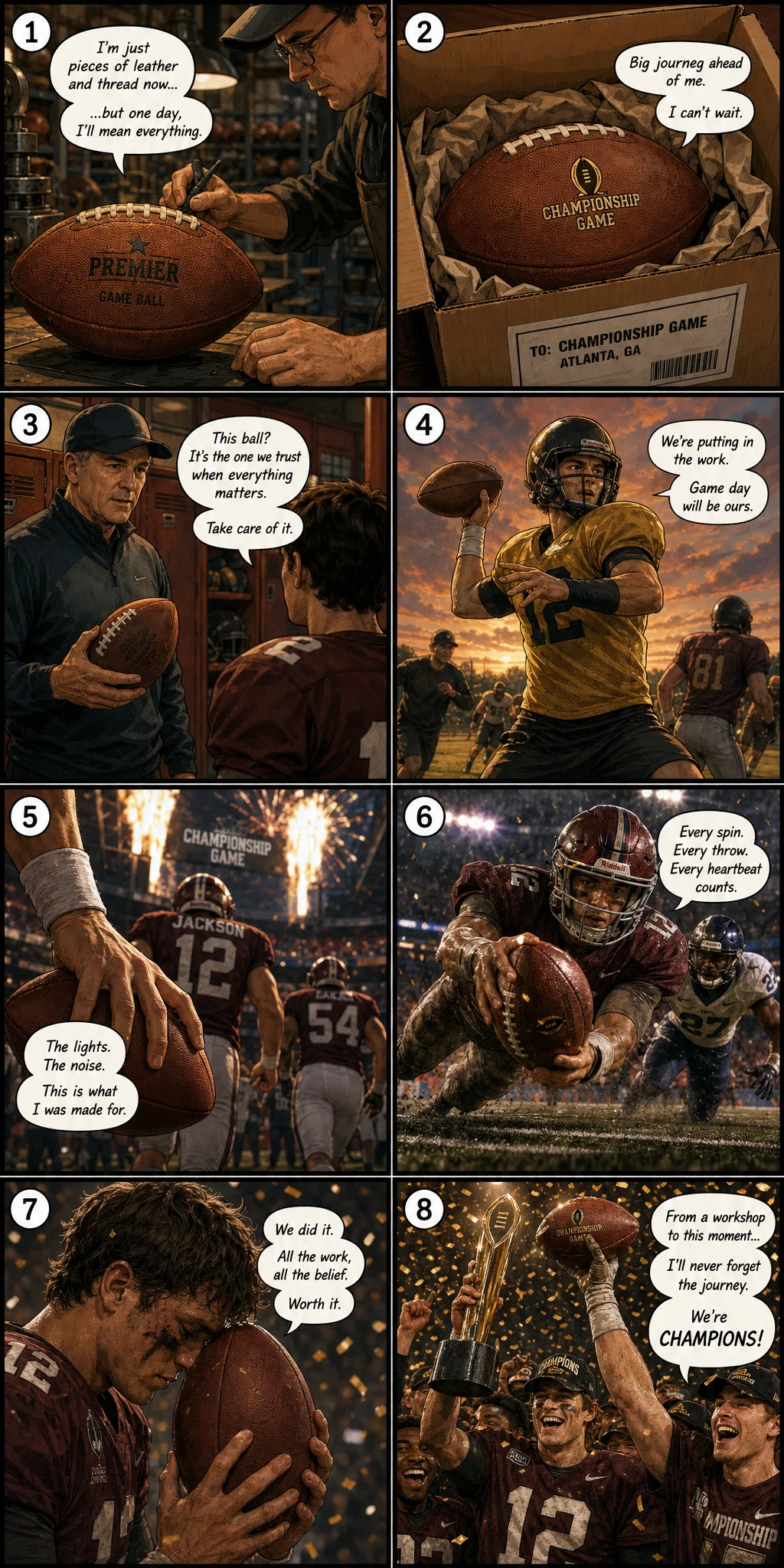 I Was a Football, Watched by a Million People
