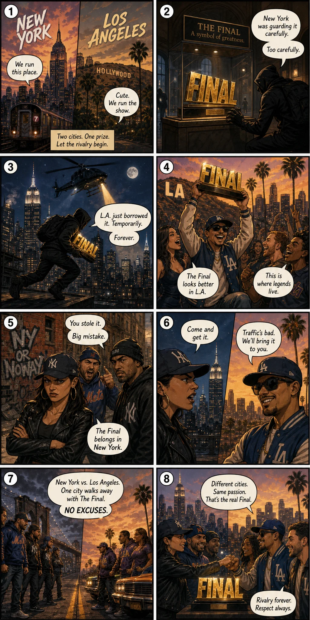 New York vs Los Angeles: Who Stole the Final