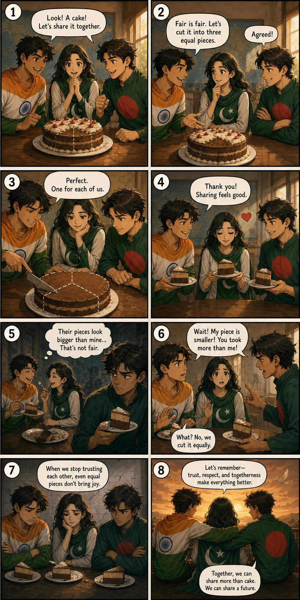 Three Countries, One Table, and a Cake Nobody Wants to Share