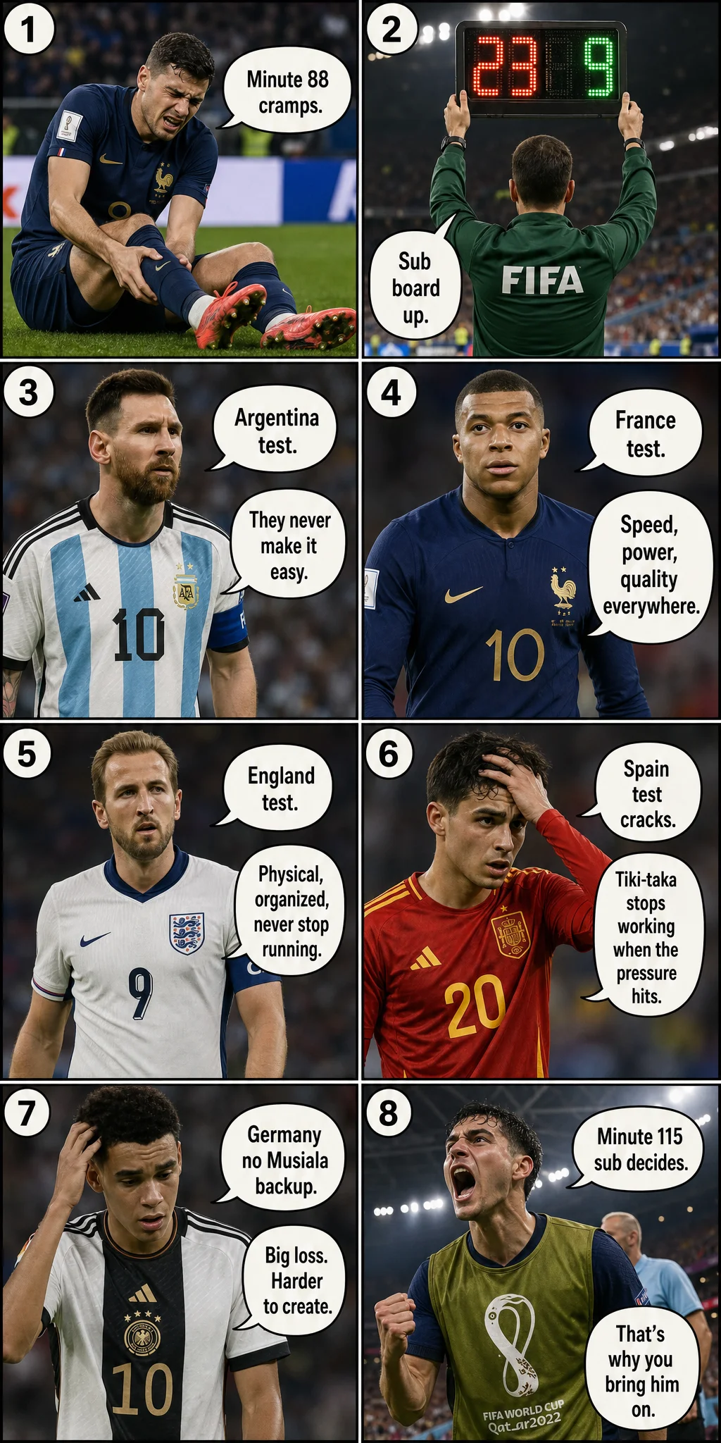 Eight Matches Twenty-Six Men