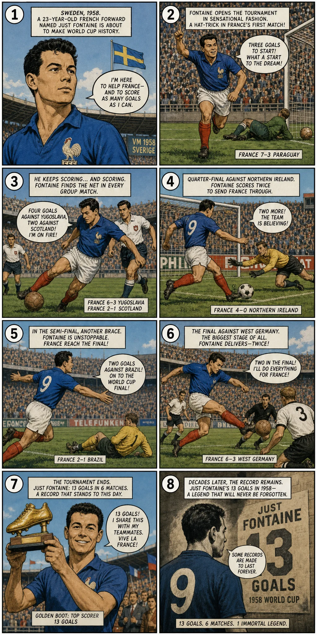 Thirteen Goals in Six Matches: The Record That Will Never Fall