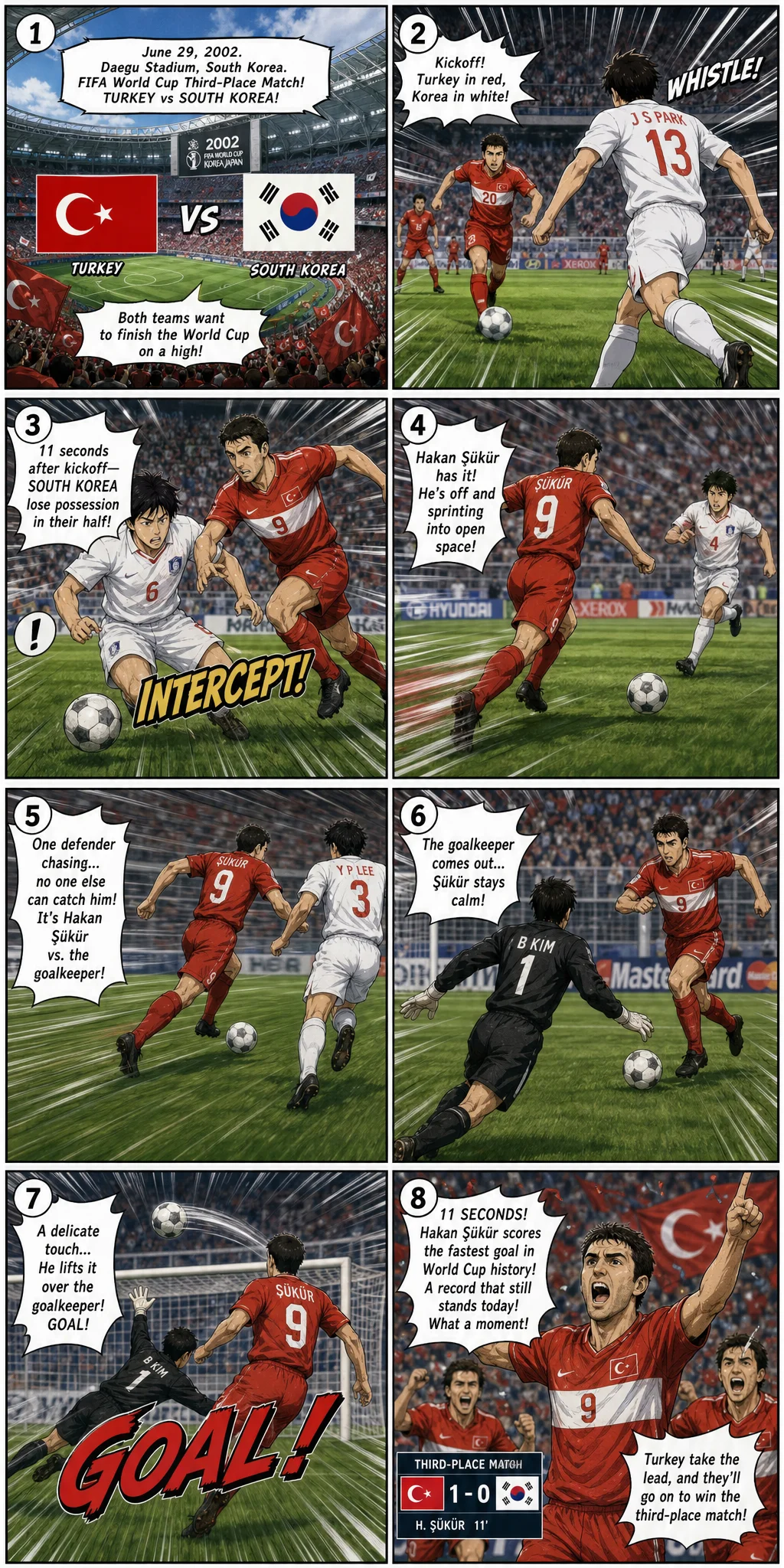 Eleven Seconds: The Fastest Goal in History