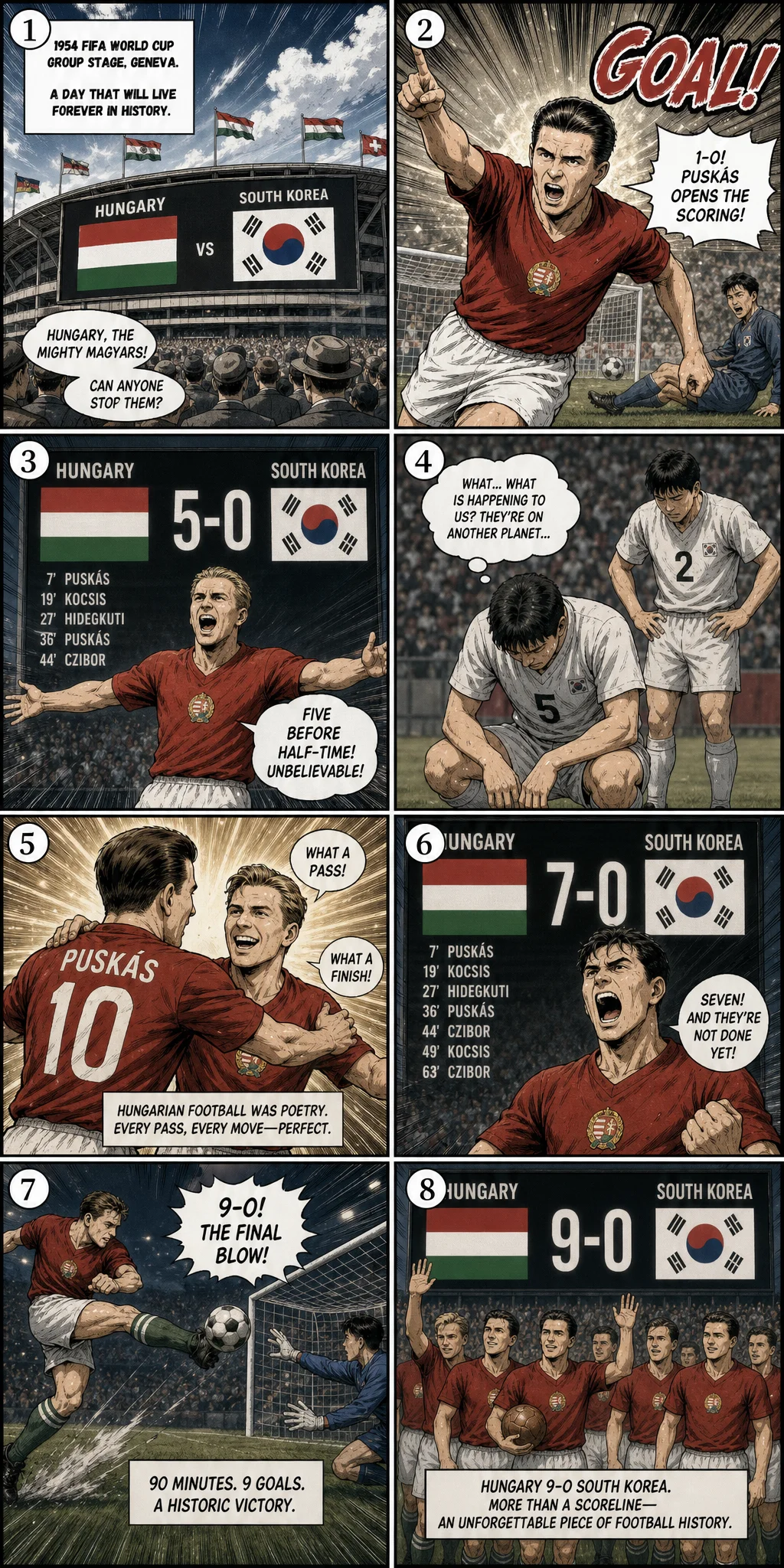 Hungary 9-0 South Korea: Forty Hours of Flying, Ninety Minutes of Nightmare