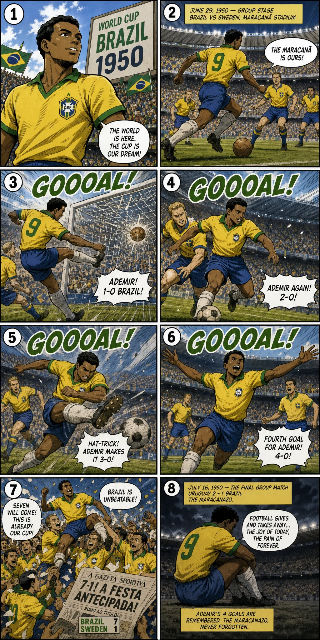 Brazil 7-1 Sweden: The Massacre That Made a Nation Believe It Had Won