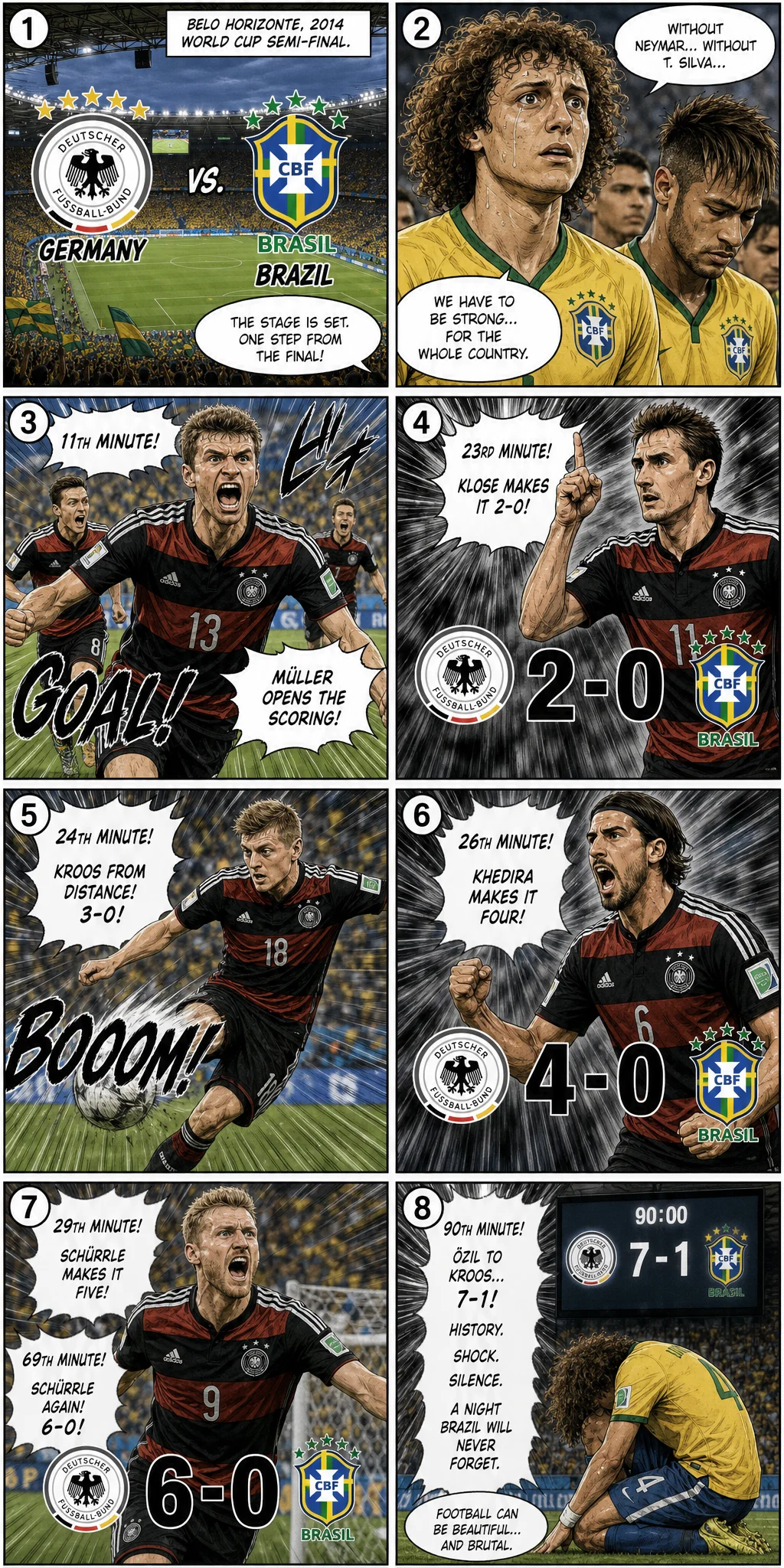 Germany 7-1 Brazil: The Twenty-Nine Minutes That Silenced a Nation