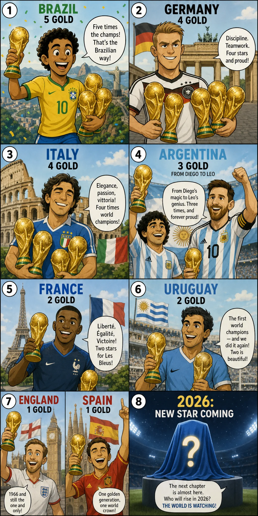 World Cup Title Rankings: The System Behind the Stars