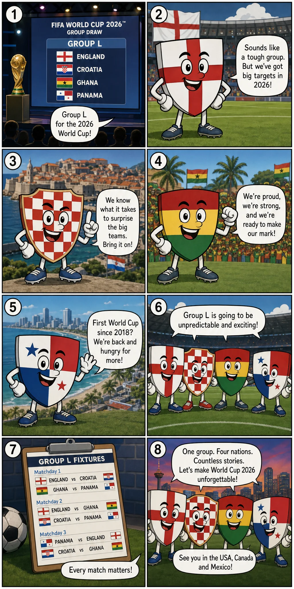 Group L Power Analysis: England, Croatia, Ghana, Panama