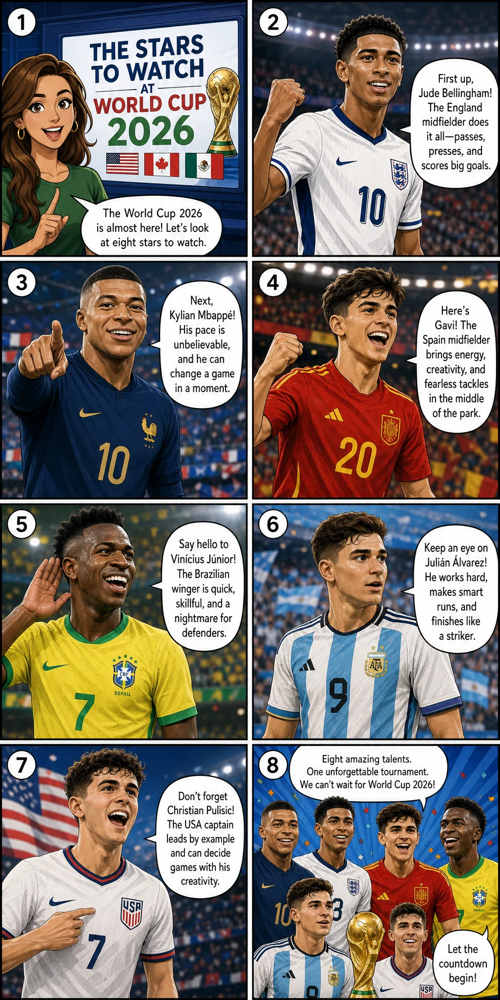 The Stars to Watch at World Cup 2026