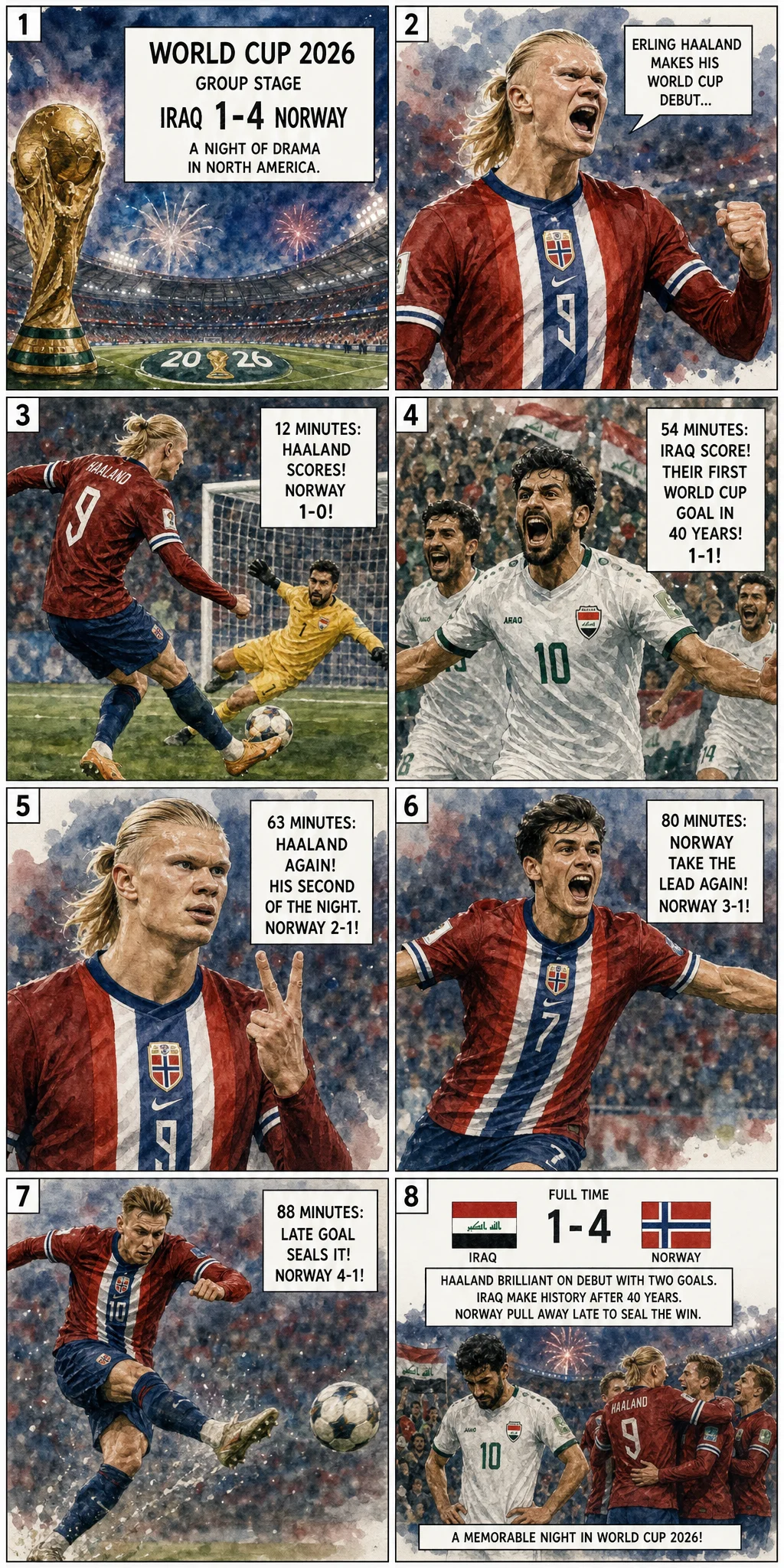 Iraq 1-4 Norway: Haaland's Baptism, Iraq's Hour of Hope, and the Weight of Forty Years