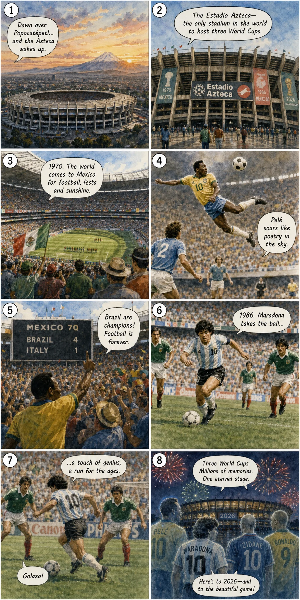 Estadio Azteca: The Temple Where Ghosts Play Football