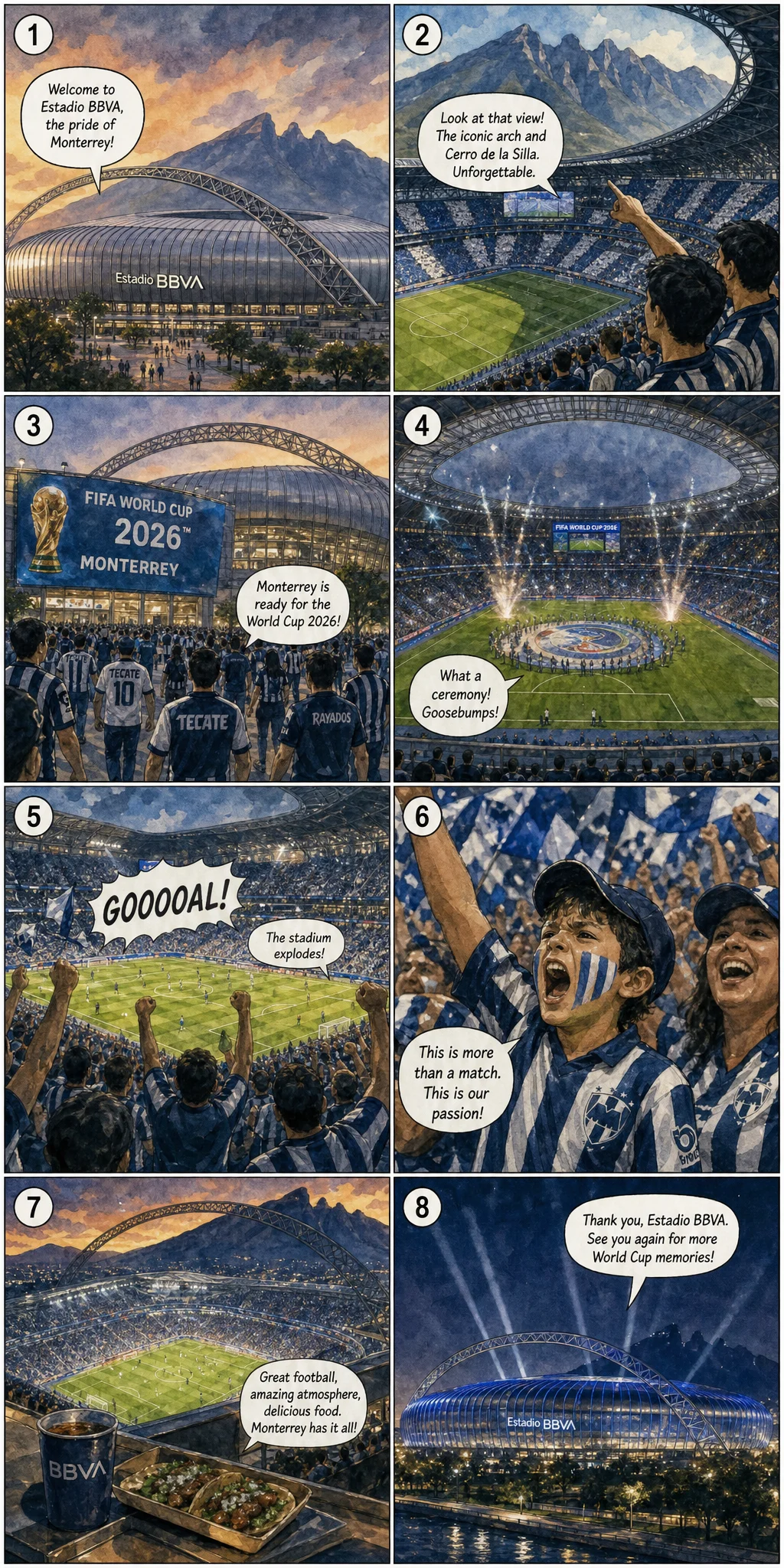 Estadio BBVA: The Steel Giant and the Saddle Mountain