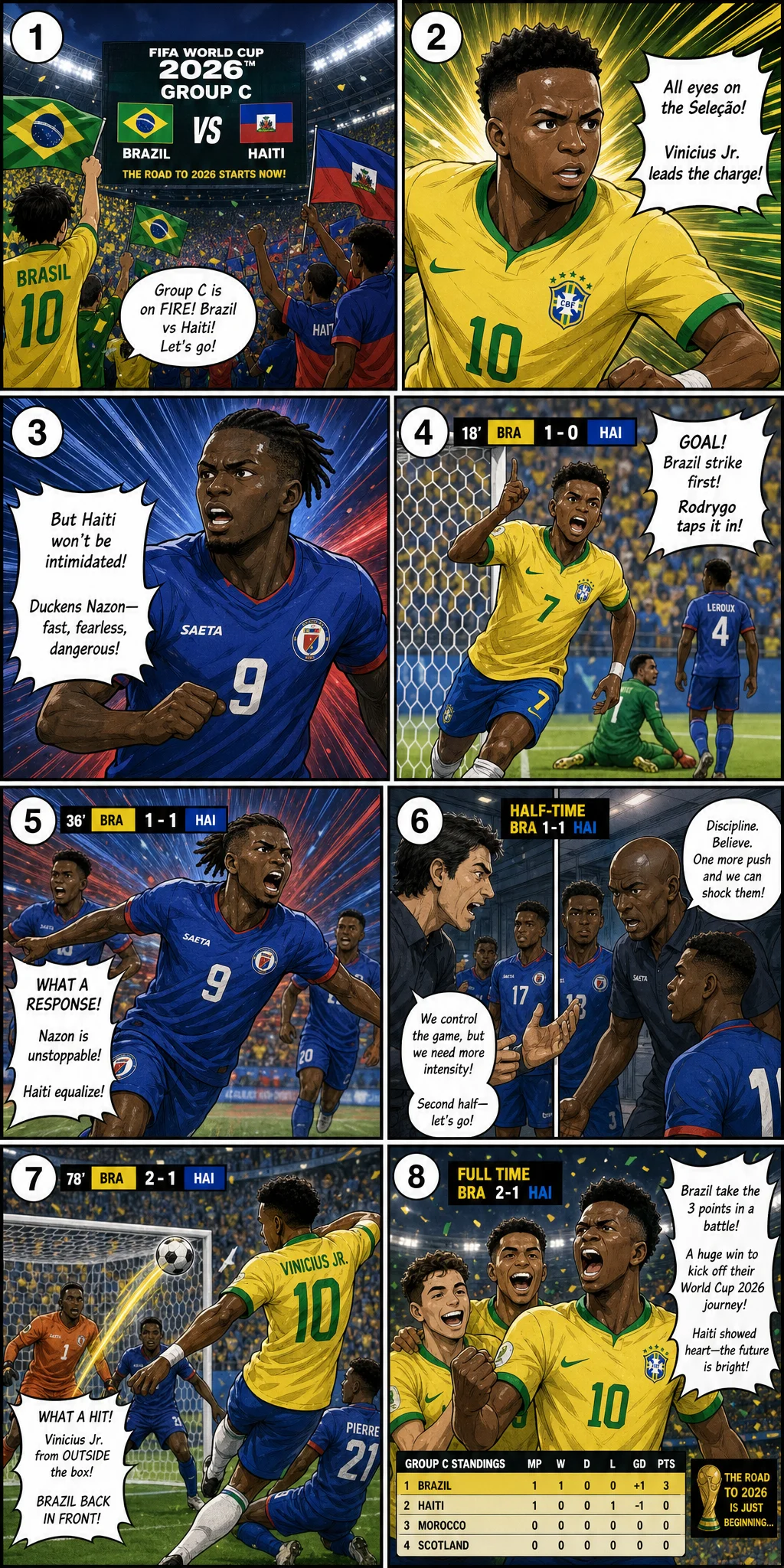 Brazil vs Haiti - Group C Preview