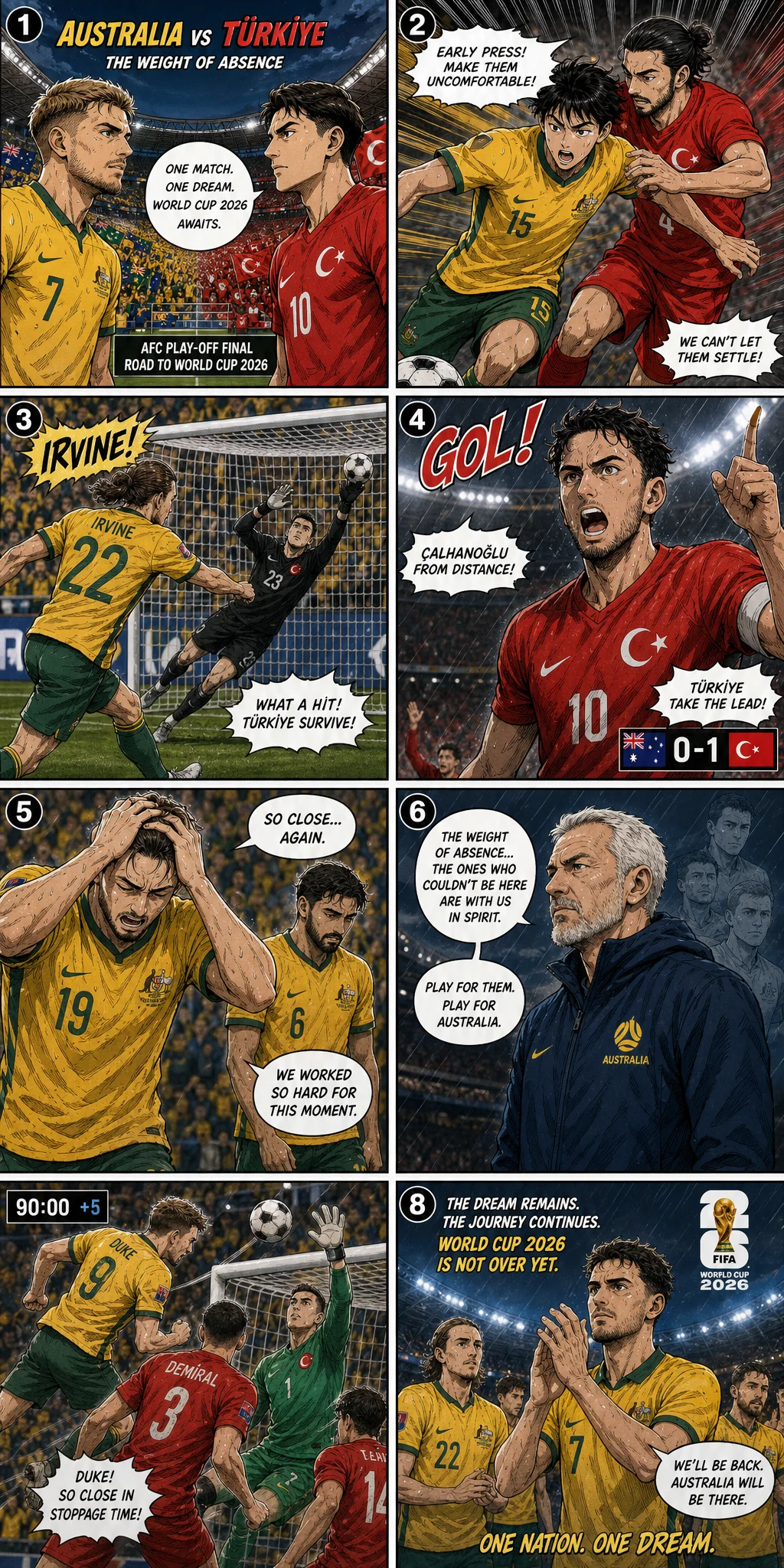 Australia vs Turkiye: The Weight of Absence