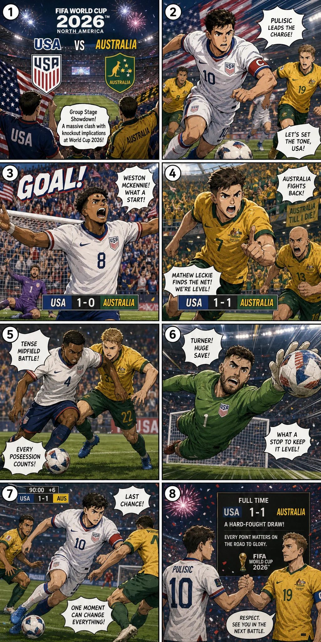USA vs Australia: The Host's Identity on Trial
