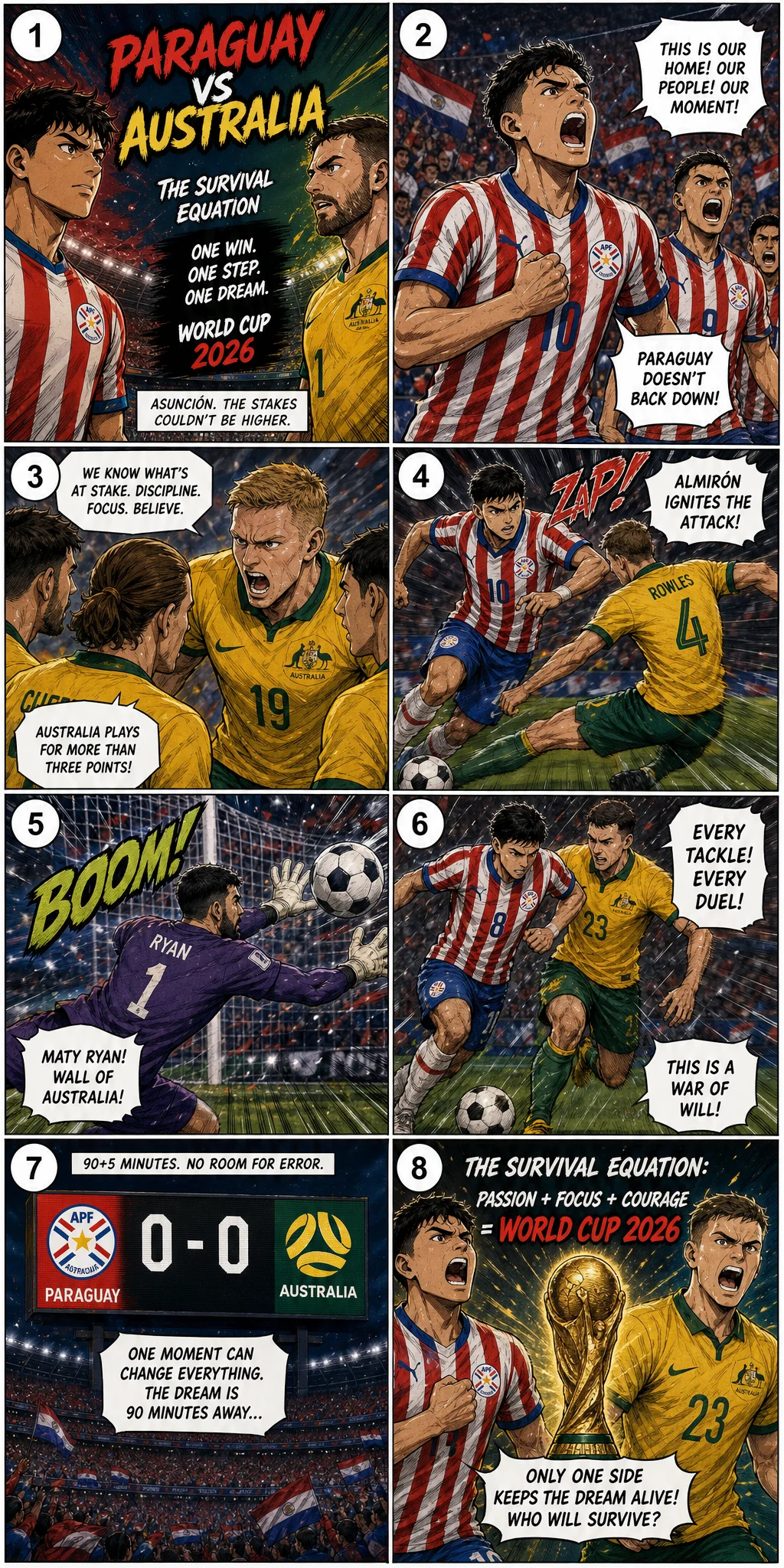 Paraguay vs Australia: The Survival Equation