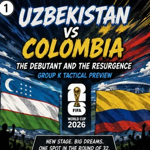 Uzbekistan vs Colombia: The Debutant and the Resurgence — Group K Tactical Preview