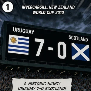 Uruguay 7-0 Scotland: The Champions Teach a Lesson