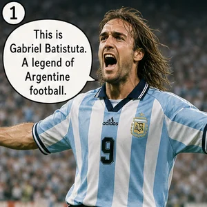 Argentina 5-0 Jamaica: Batistuta Hat-Trick in 10 Minutes 1998