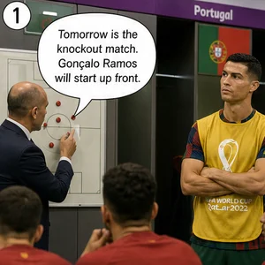 Portugal 6-1 Switzerland: 21-Year-Old Ramos Replaces Ronaldo and Scores Hat-Trick (2022)