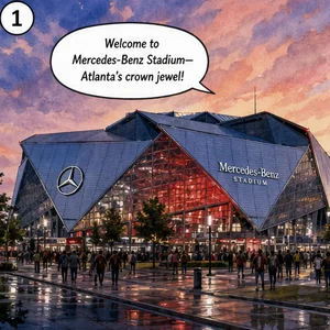 Mercedes-Benz Stadium: The Mechanical Flower of the New South