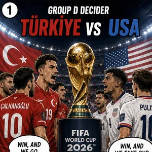 Turkiye vs USA: The Group D Decider