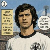 The Man Who Scored Sixteen Times and Never Smiled Once